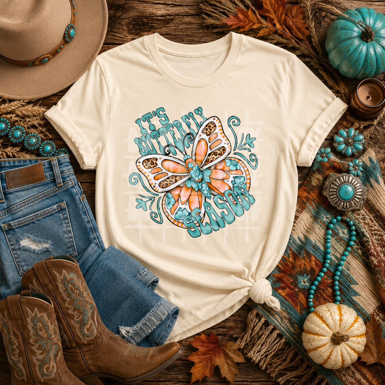 It’s Butterfly Season PNG Design