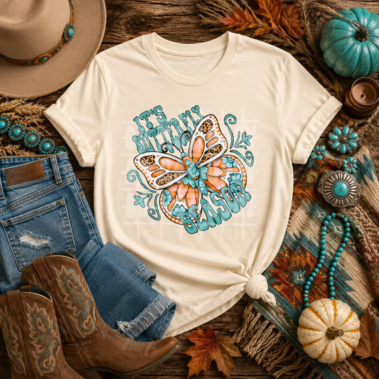 It’s Butterfly Season PNG Design