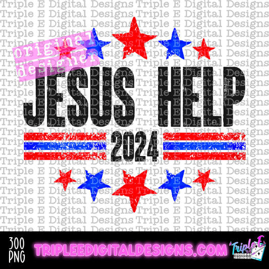 Jesus Help PNG Design