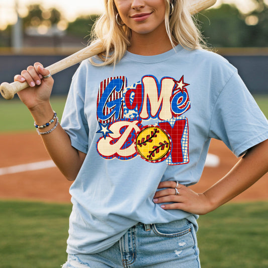 Game Day Softball PNG Design