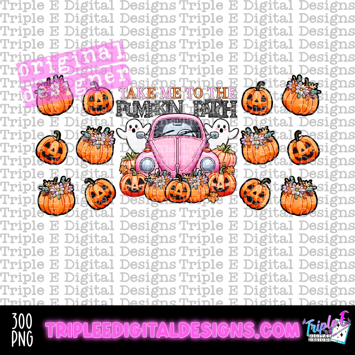 Take Me To The Pumpkin Patch Libbey PNG Design