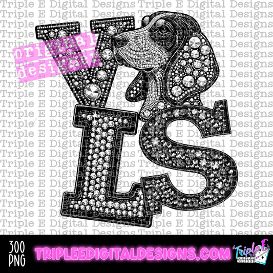 Vols Rhinestone PNG Design