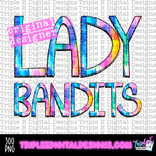 Lady Bandits WC PNG Design