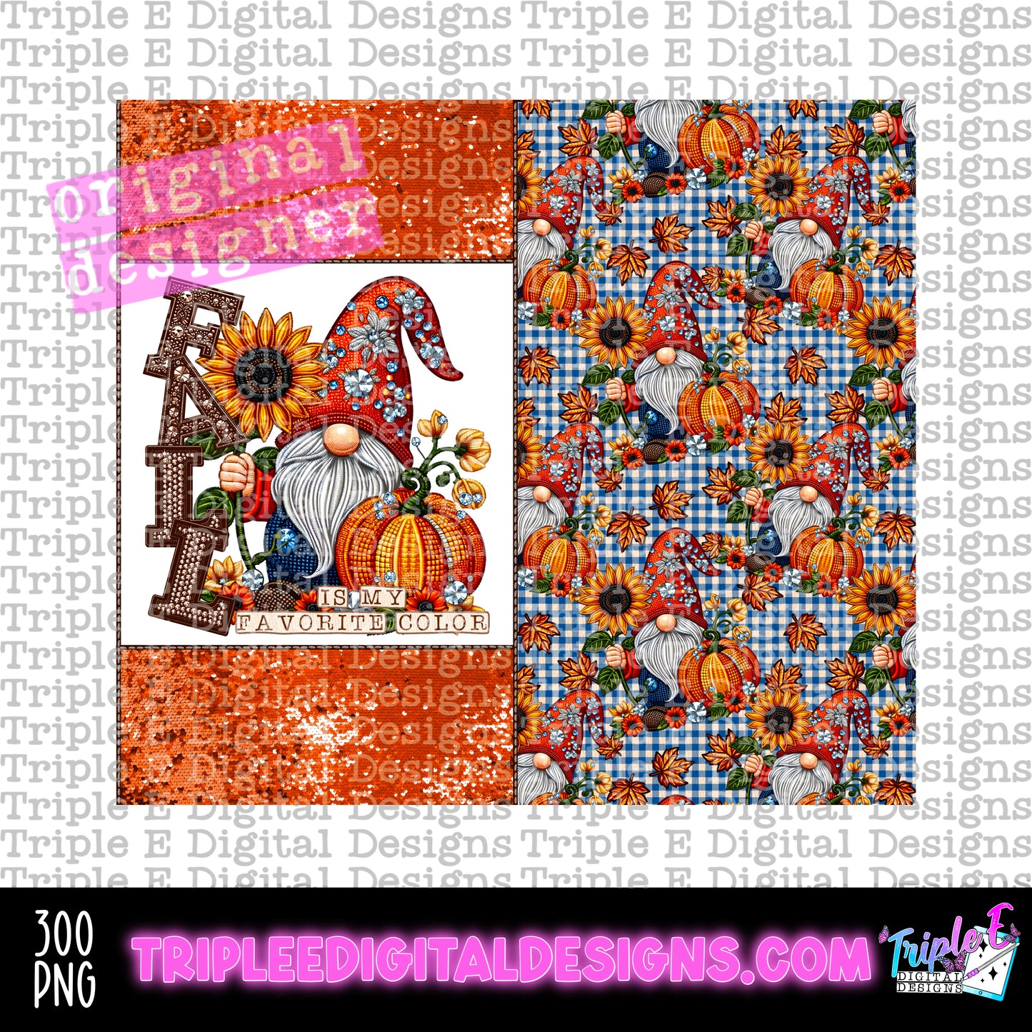 Fall is My Favorite Color Tumbler PNG Design