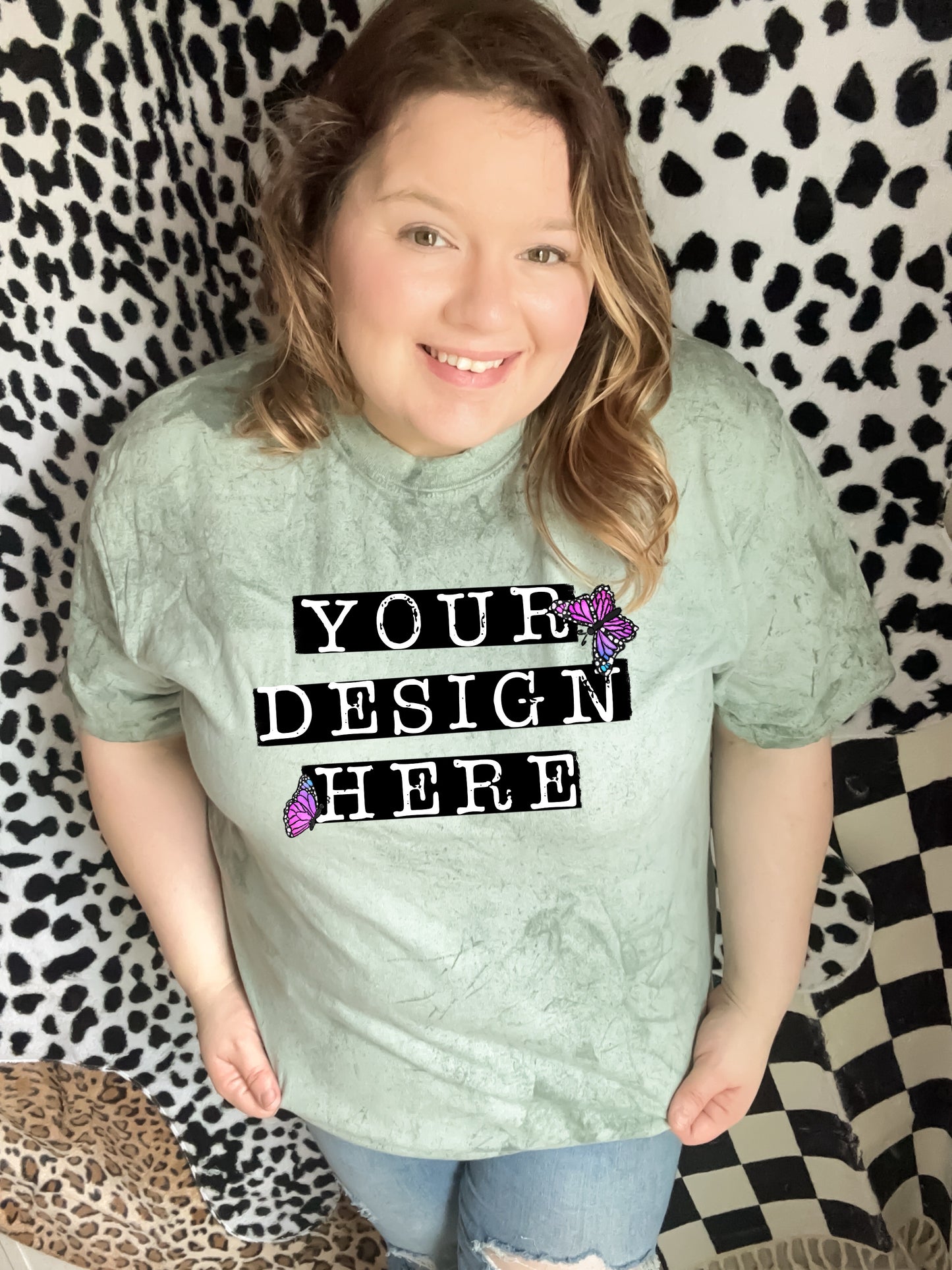 CC Colorblast Fern T Shirt Jenni Mock Up