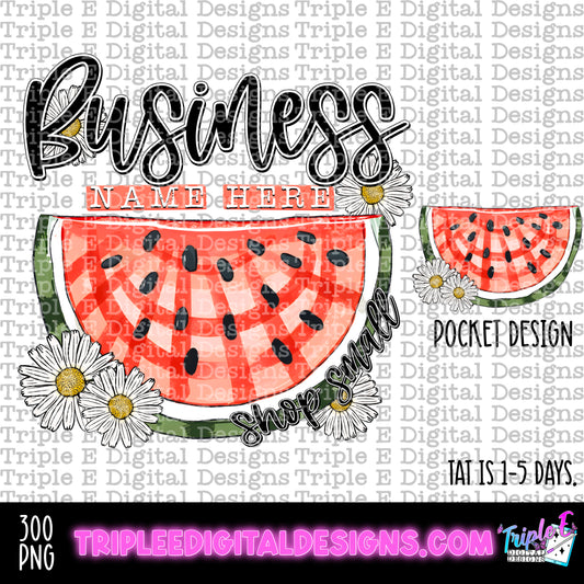 Custom Summer Business PNG Design