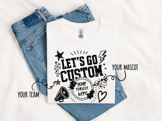CUSTOM Lets Go Mascot PNG Design