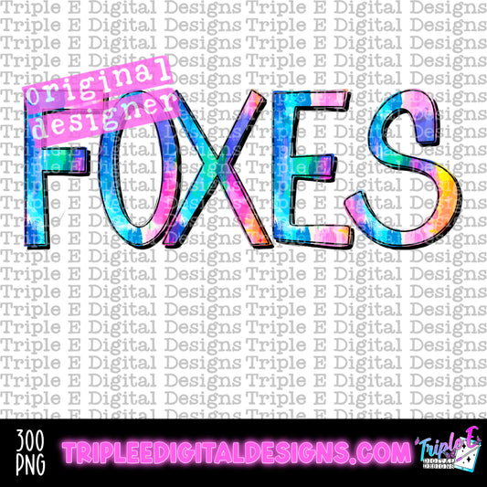 Foxes WC PNG Design