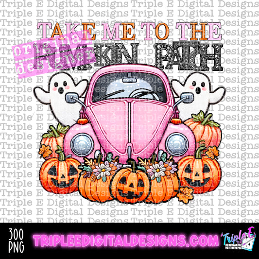 Take Me To The Pumpkin Patch PNG Design