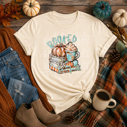 Booked for Fall PNG Design
