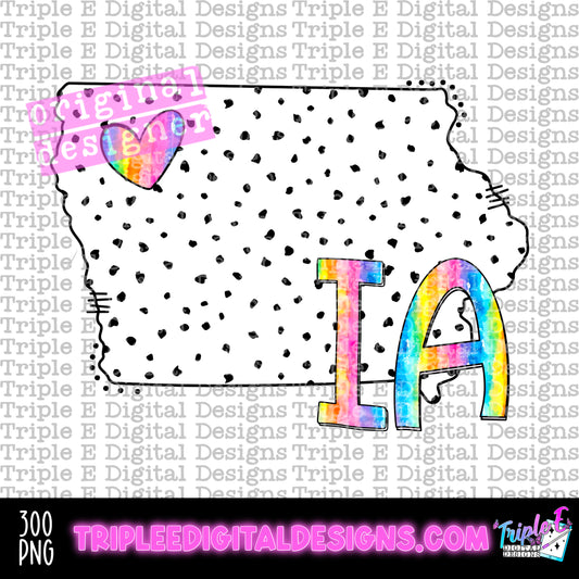 Iowa Dots PNG