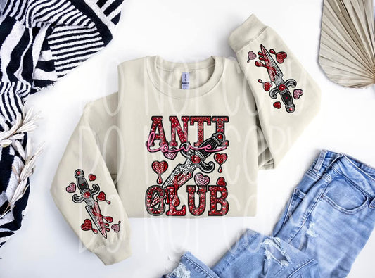 Anti Love Club PNG Design