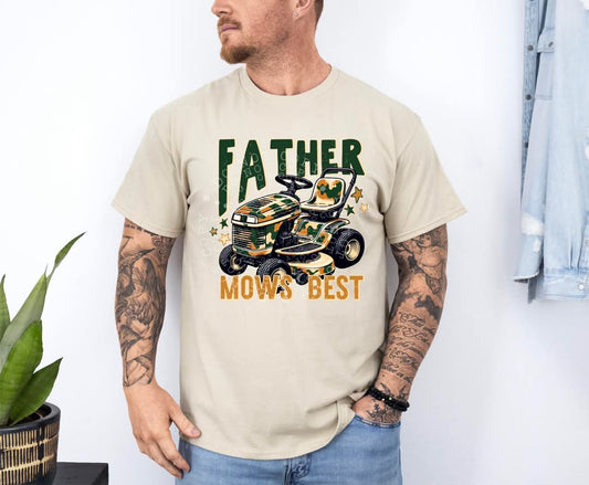 Father Mows Best PNG Design