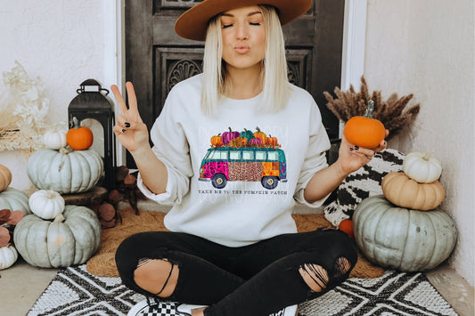 Take Me To The Pumpkin Patch PNG Design