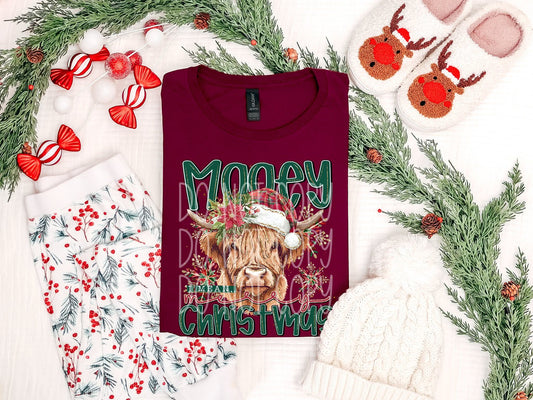 Mooey Christmas PNG Design