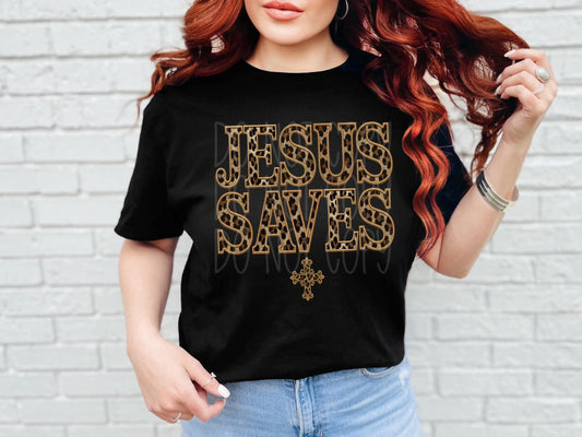 Jesus Saves PNG Design