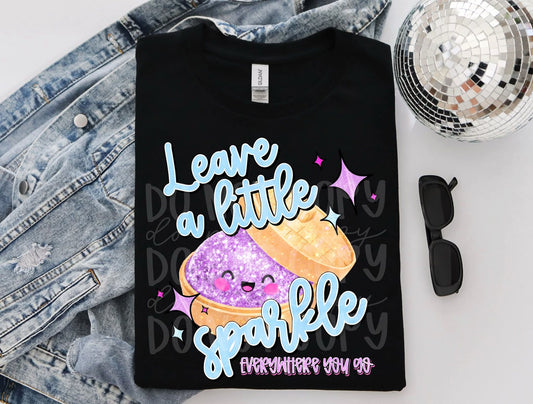 Leave A Little Sparkle PNG Design