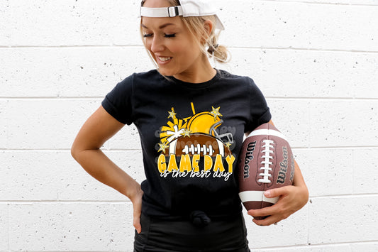 Yellow Game Day PNG Design