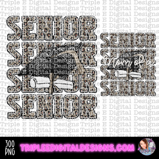 Leopard Senior Set Design PNG