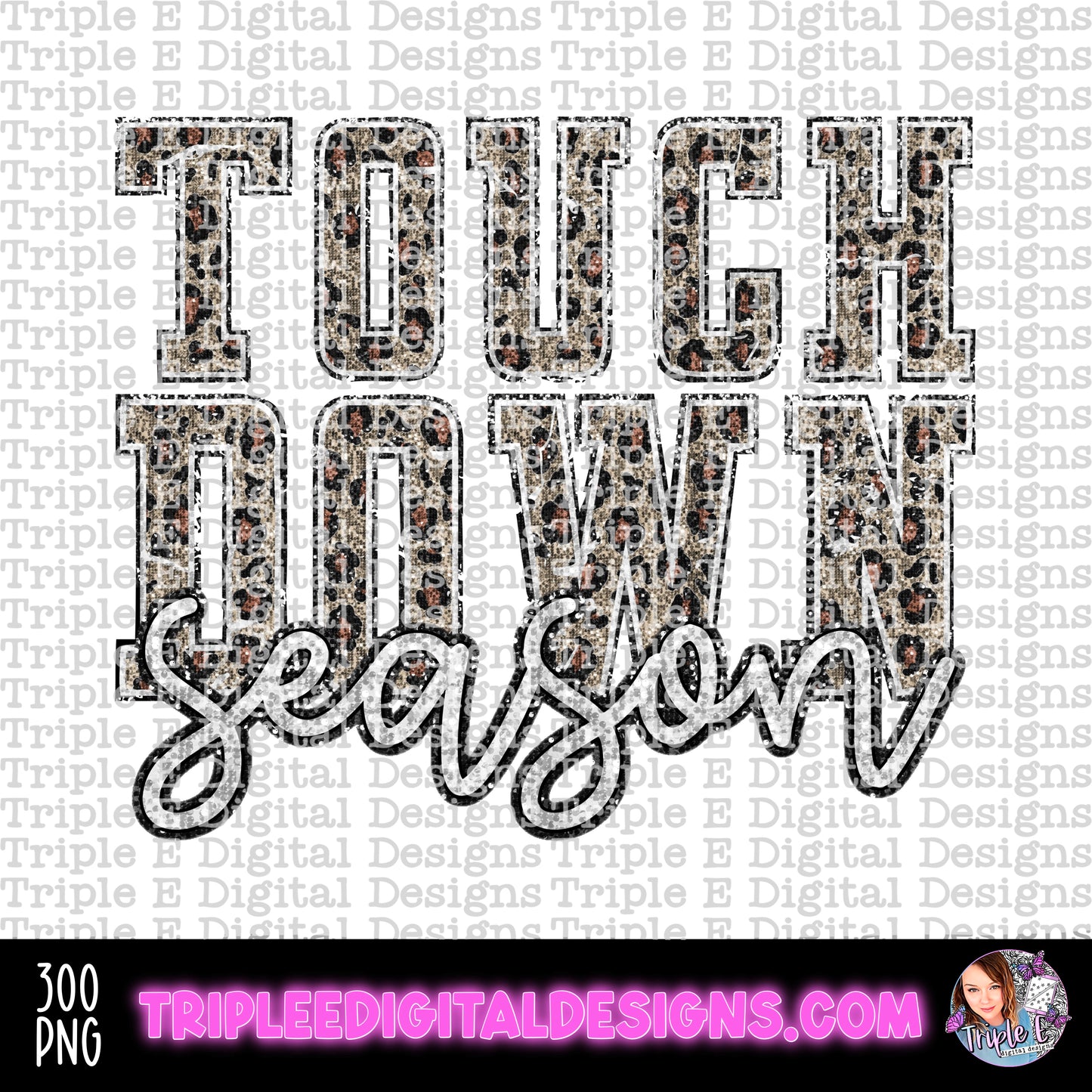 Touchdown Season Design PNG