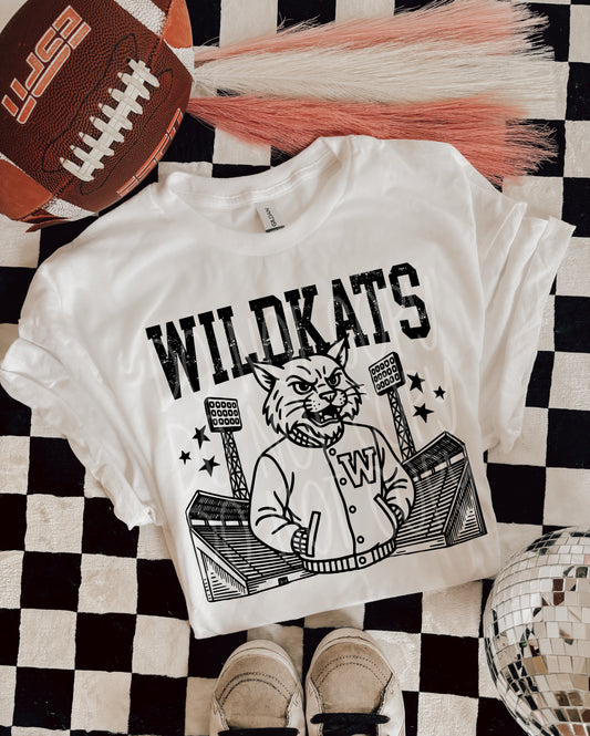 Wildkats Letterman PNG Design