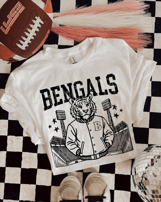Bengals Letterman PNG Design