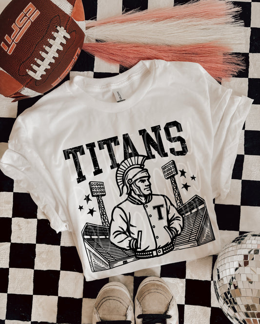 Titans Letterman PNG Design