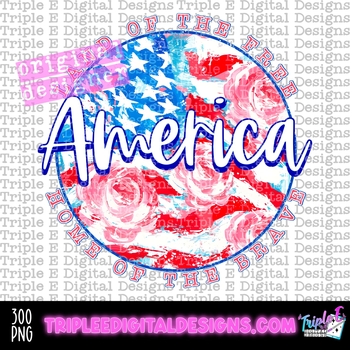 America PNG Design