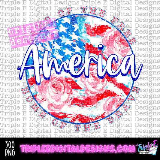 America PNG Design