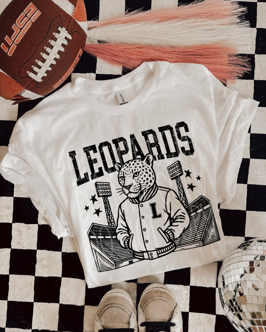Leopards Letterman PNG Design