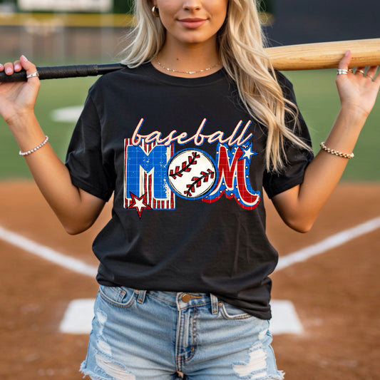 Baseball Mom PNG Design