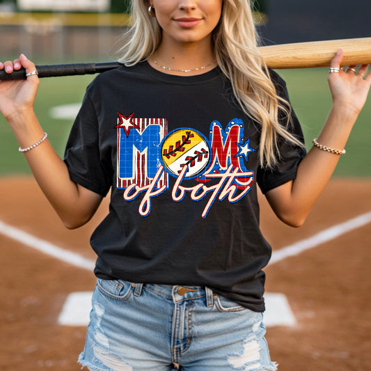 Mom Of Both PNG Design