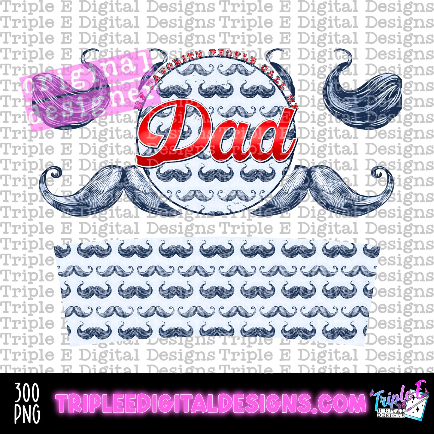 My Favorite Dad 40oz Tumbler PNG Design