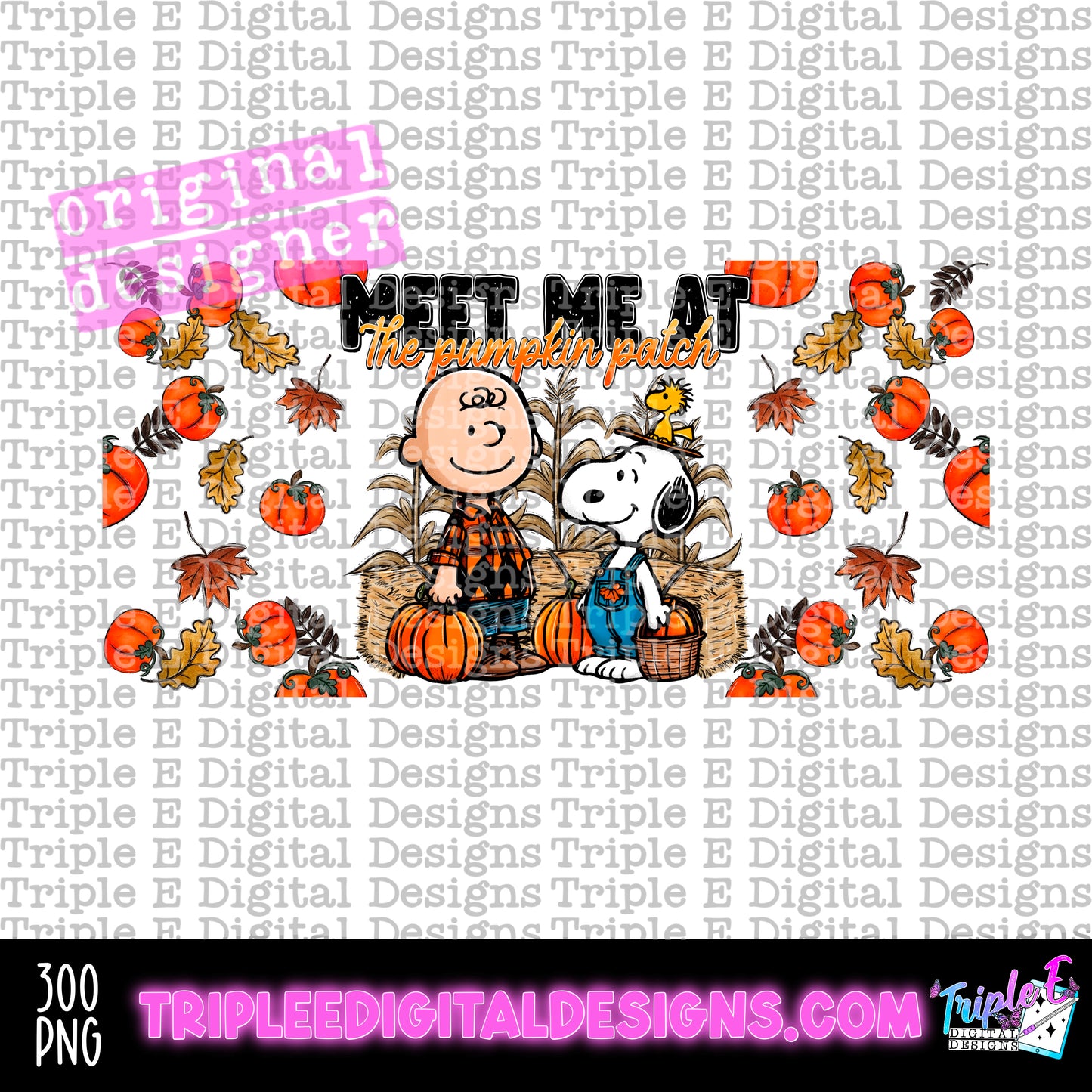 Meet Me At The Pumpkin Patch 16oz Libbey PNG Design