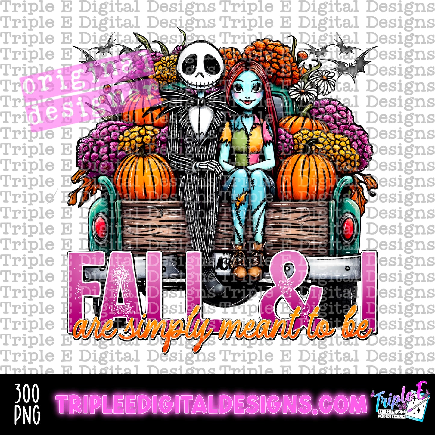 Fall & I PNG Design