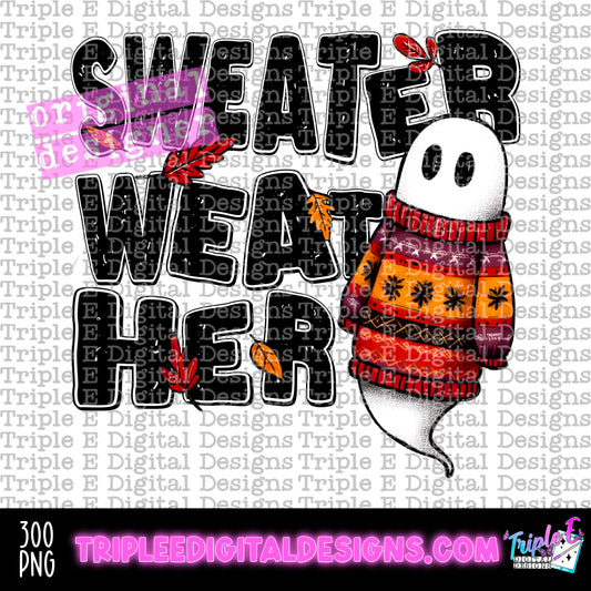 Sweater Weather PNG Design