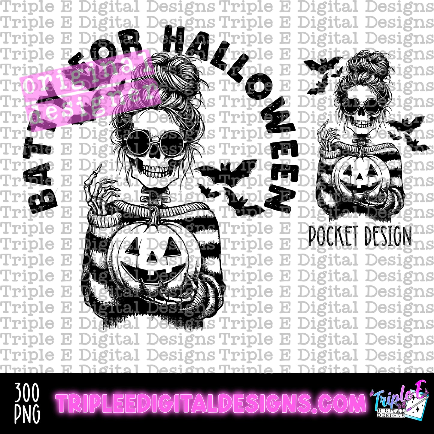 Batty For Halloween PNG Design