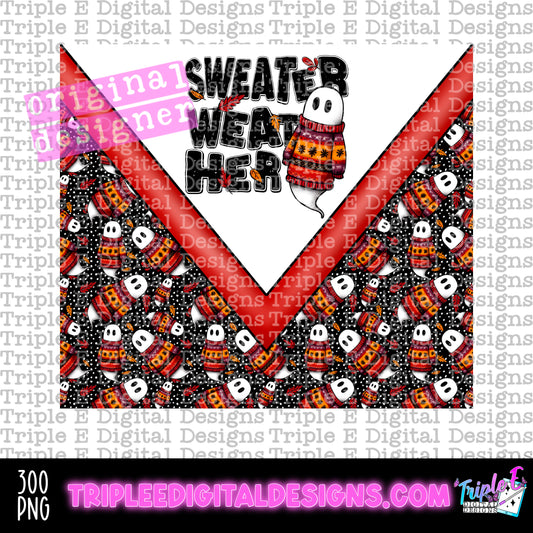 Sweater Weather Tumbler PNG Design