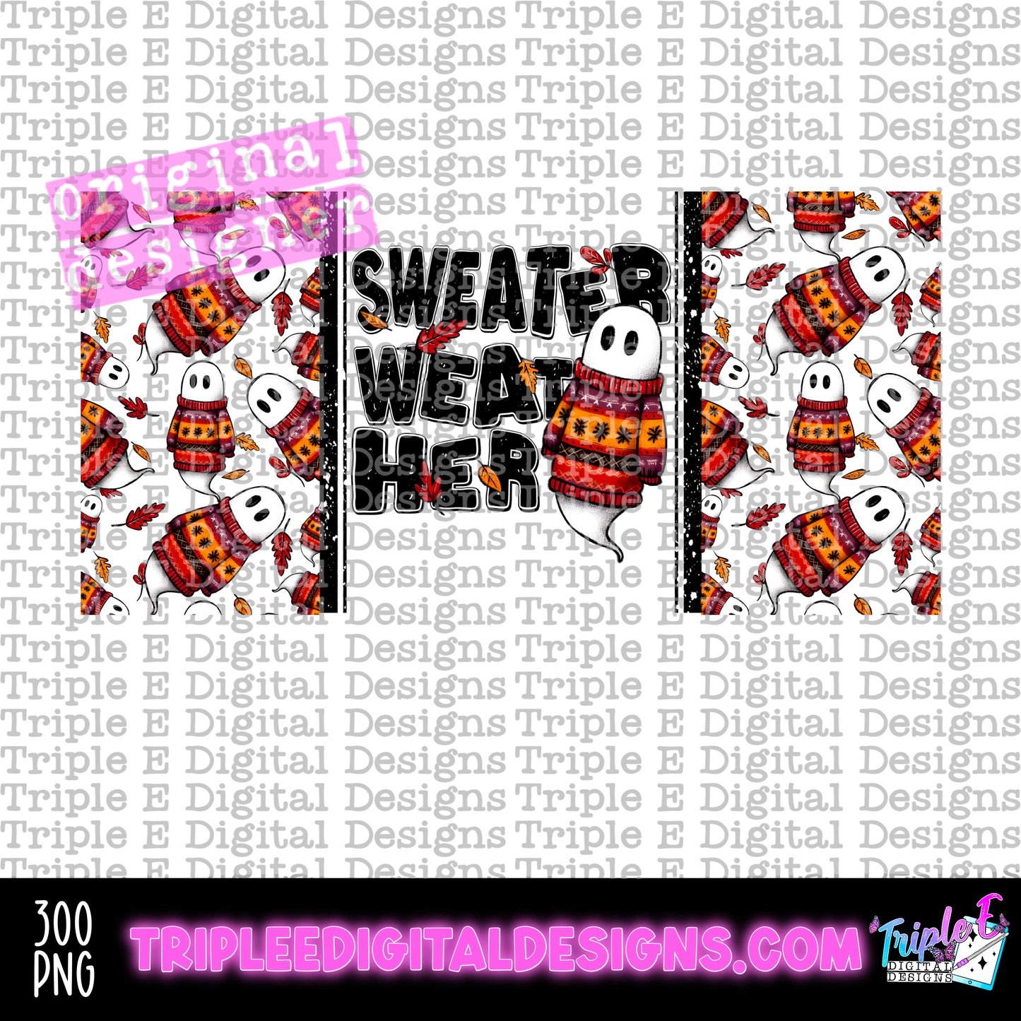 Sweater Weather 16oz Libbey PNG Design