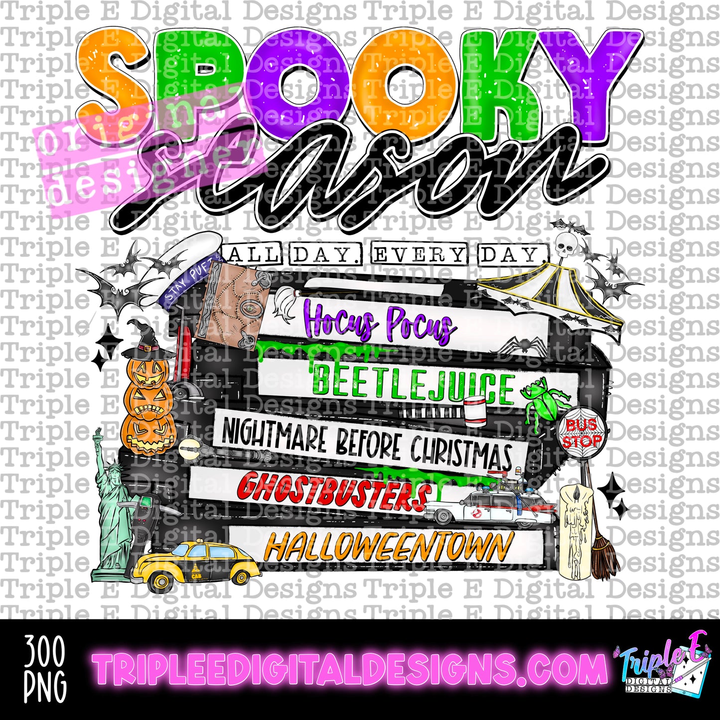 Spooky Season PNG Design