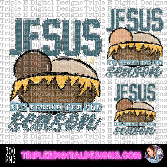 Jesus is the Reason PNG Design