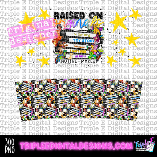 Raised On Originals 40oz Tumbler PNG Design