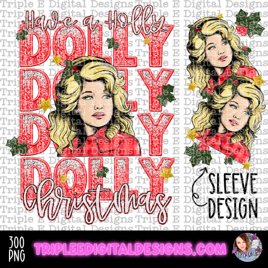 Holly Dolly PNG Design