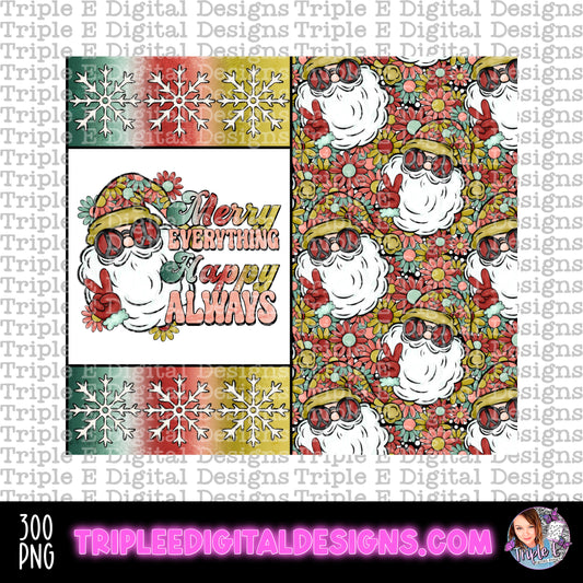 Merry Everything PNG Tumbler Design