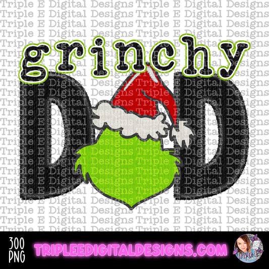 Green Dad PNG Design