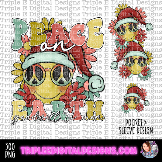 Peace On Earth PNG Design