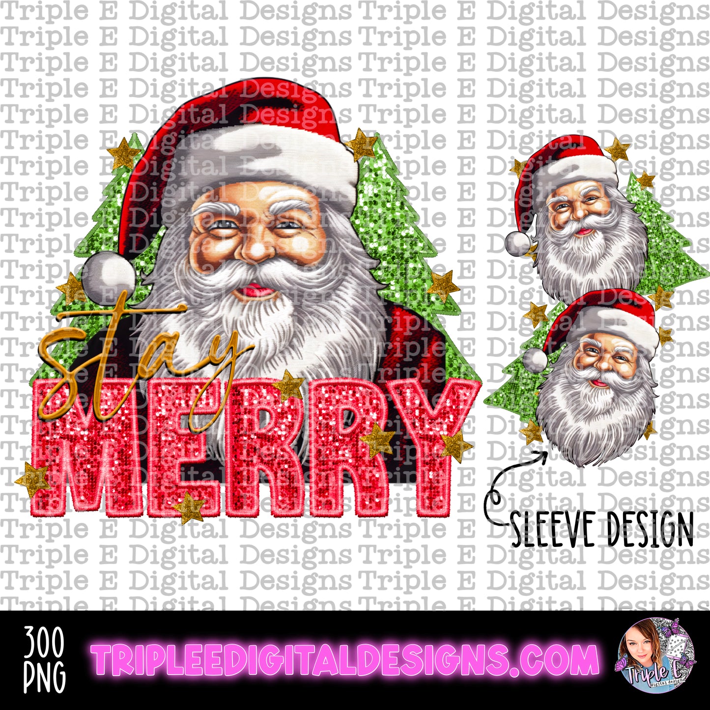 Stay Merry PNG Design