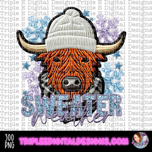 Sweater Weather PNG Design