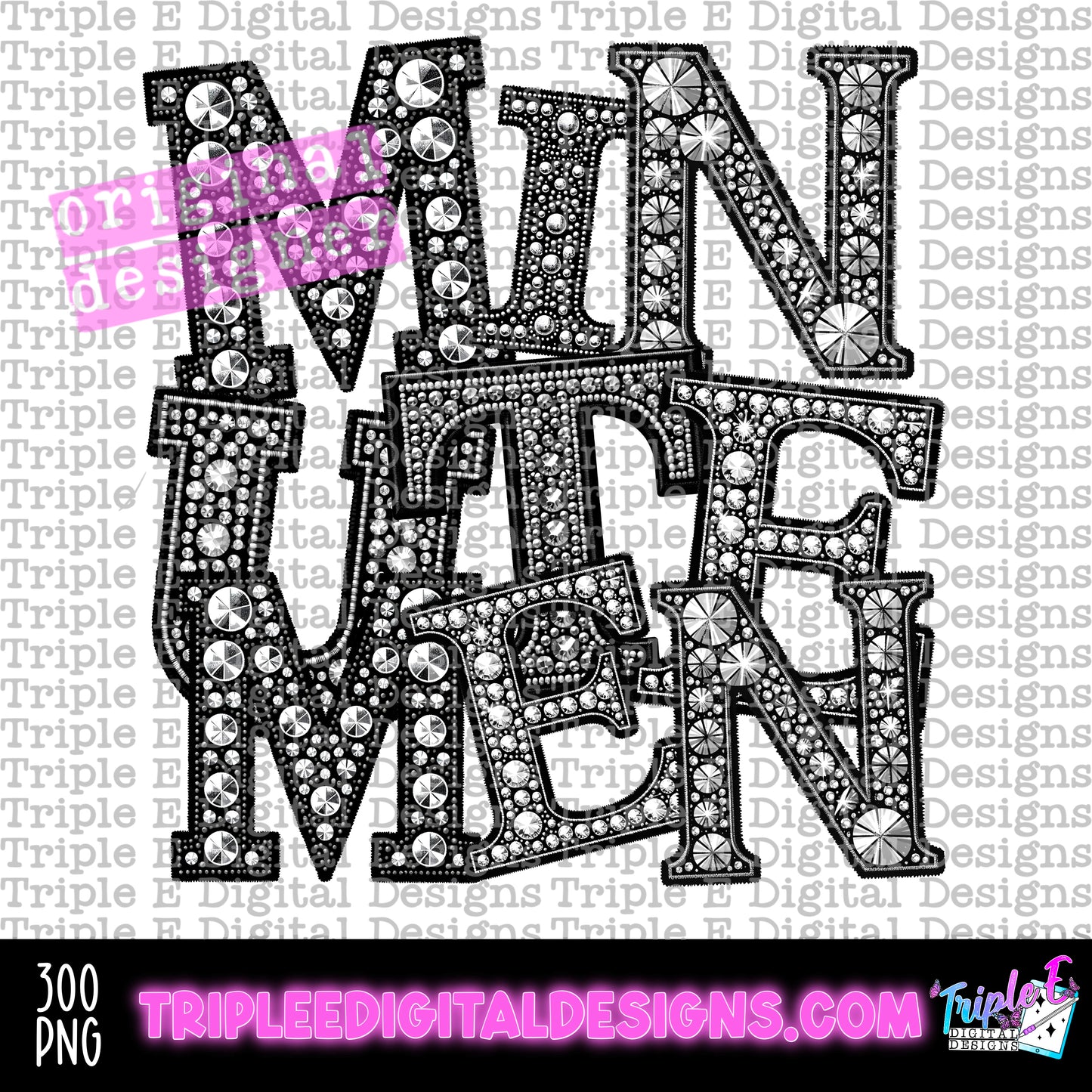 Minutemen Rhinestone PNG Design