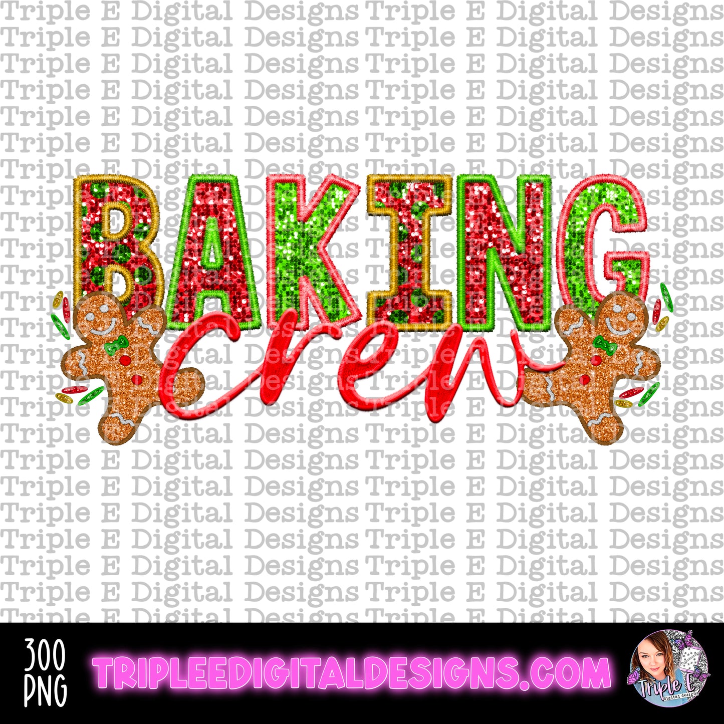 Baking Crew PNG Design